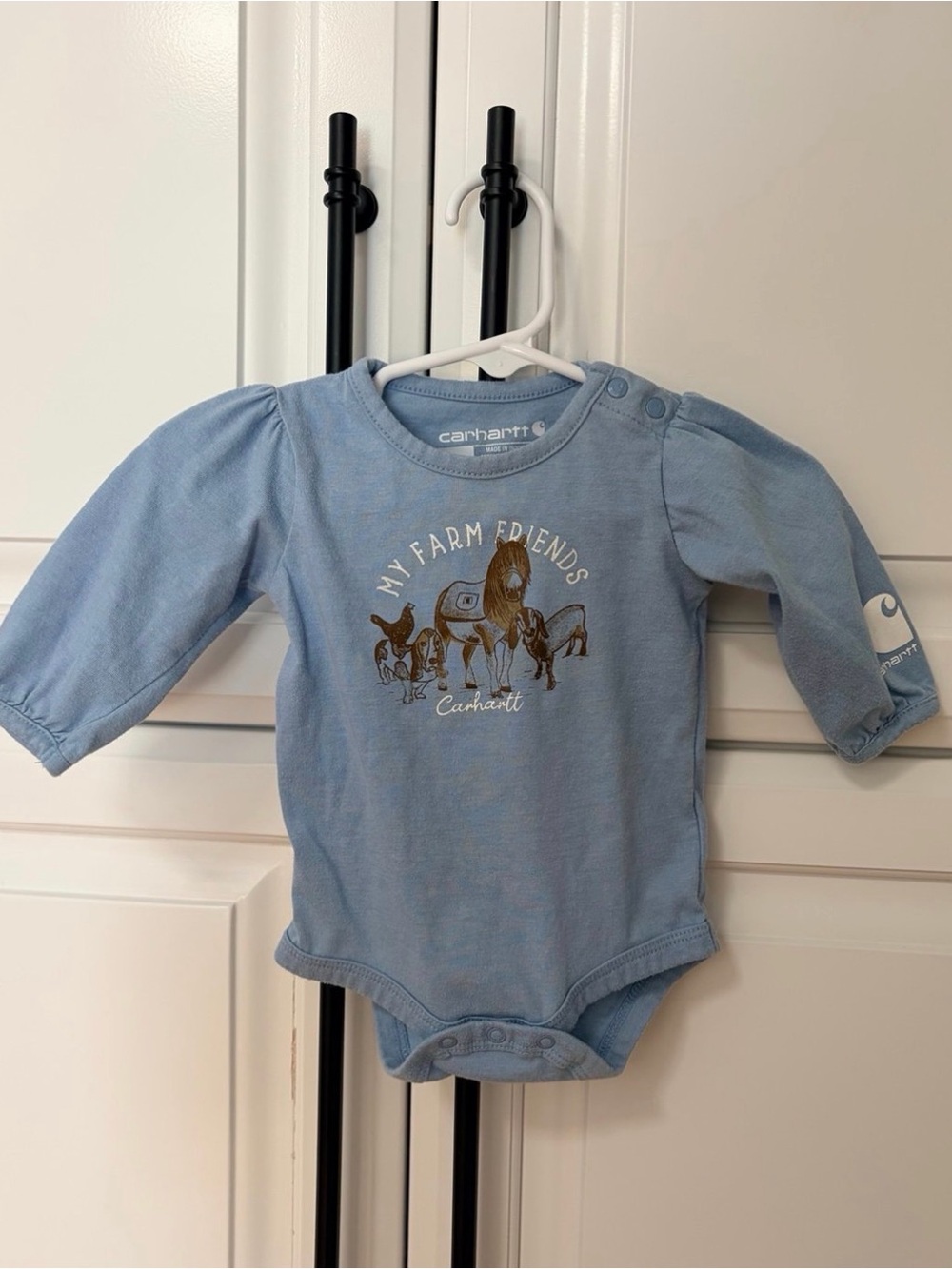 Carhartt baby girl onesie